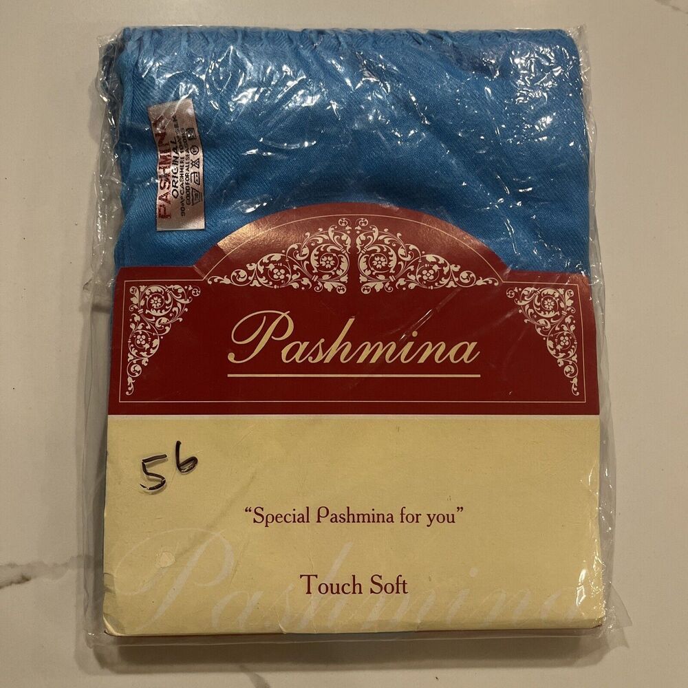 Pashmina Original 90% Cashmere 10% Silk Scarf/Wrap 28" W x 80" L